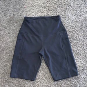 Dark grey biker shorts